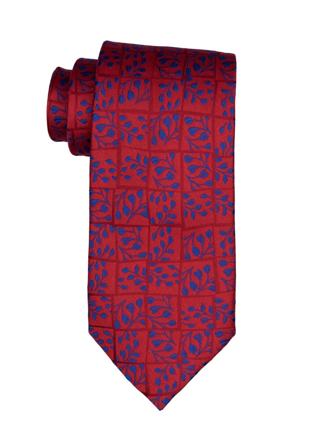 

The Tie Hub Men Printed Broad Tie, Red
