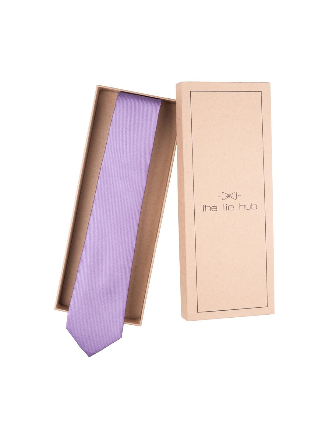 

The Tie Hub Men Broad Tie, Purple