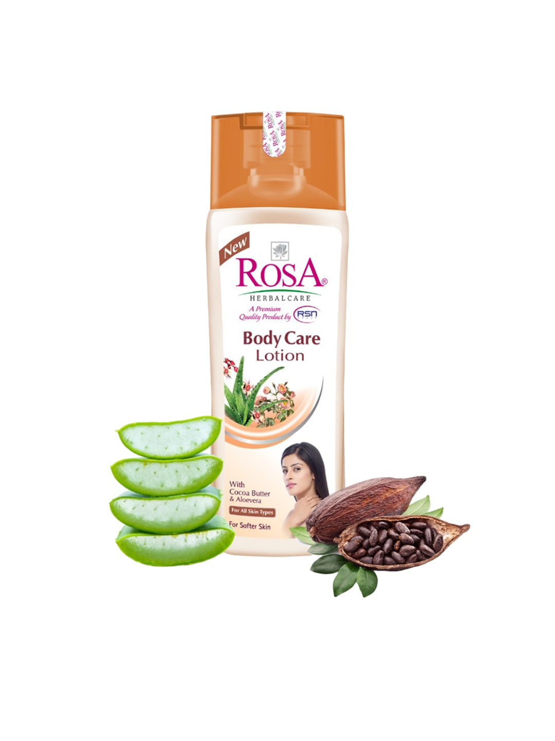 

ROSA Aloevera Cocoa Butter & Vitamin-E Moisturising Lotion-1000ml, Cream