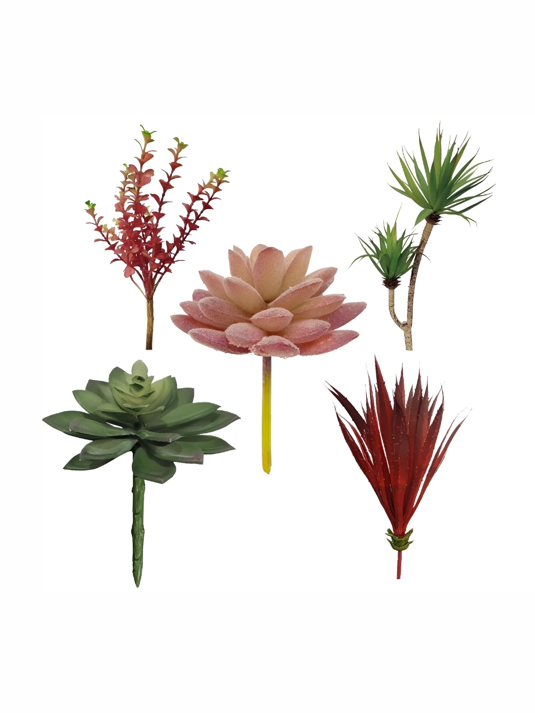 

Garden Deco Green 5 Pieces Succulent Artificial Plant
