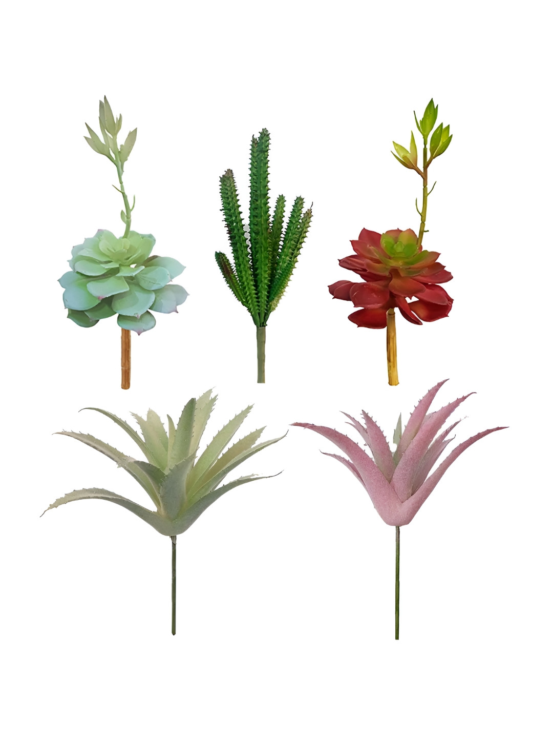 

Garden Deco Green 5 Pieces Succulent Artificial Plant