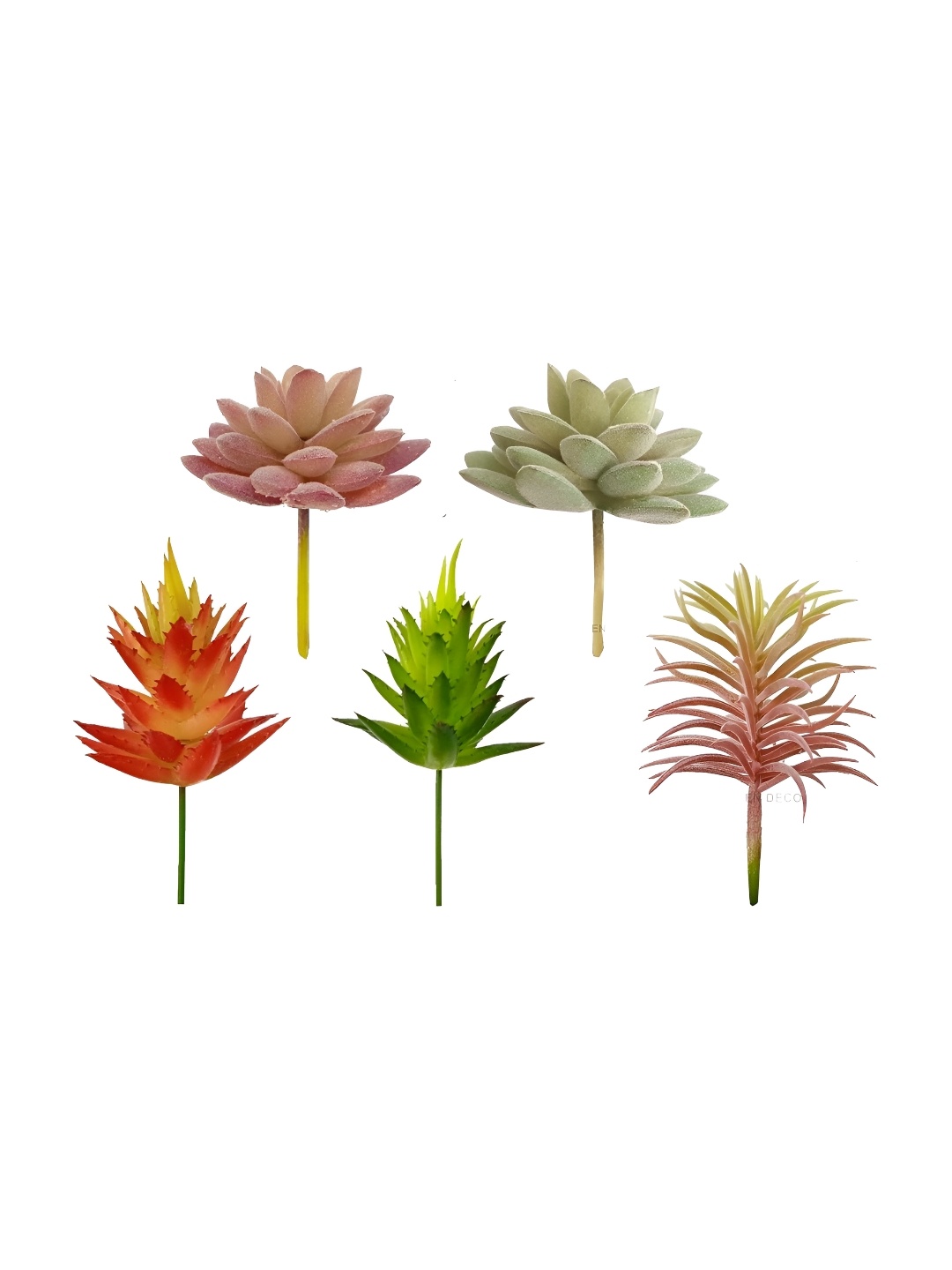 

Garden Deco Green 5 Pieces Succulent Artificial Plant