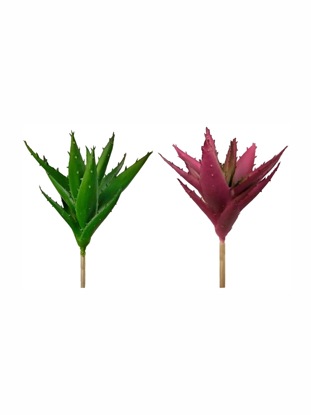 

Garden Deco Red 2 Pieces Succulent Artificial Plant