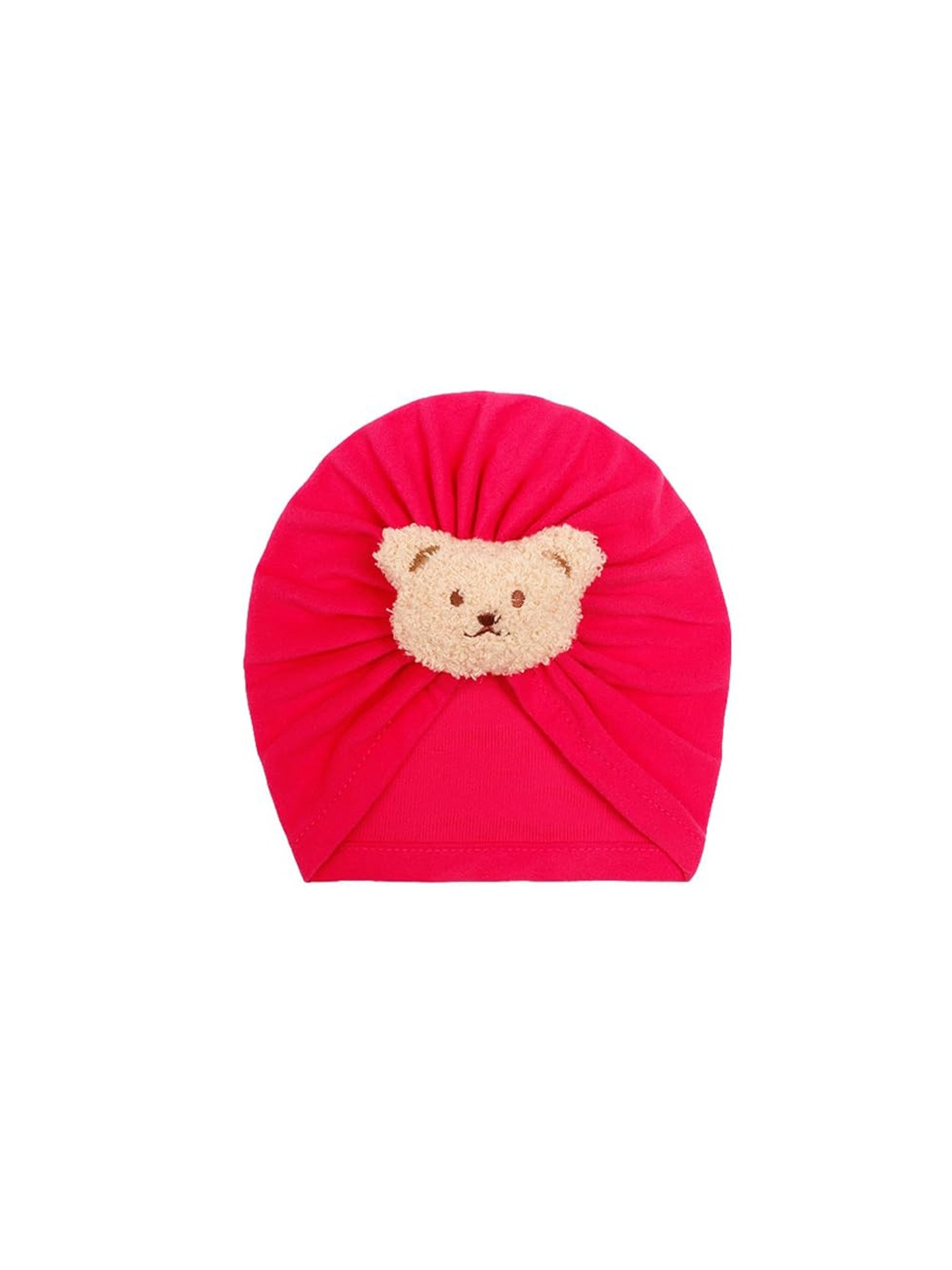 

Babymoon Infants Bear Self Design Beanie, Rose