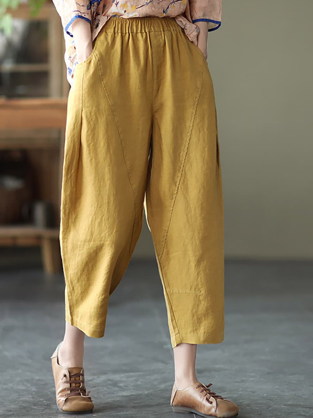 

StyleCast Women Trouser, Yellow