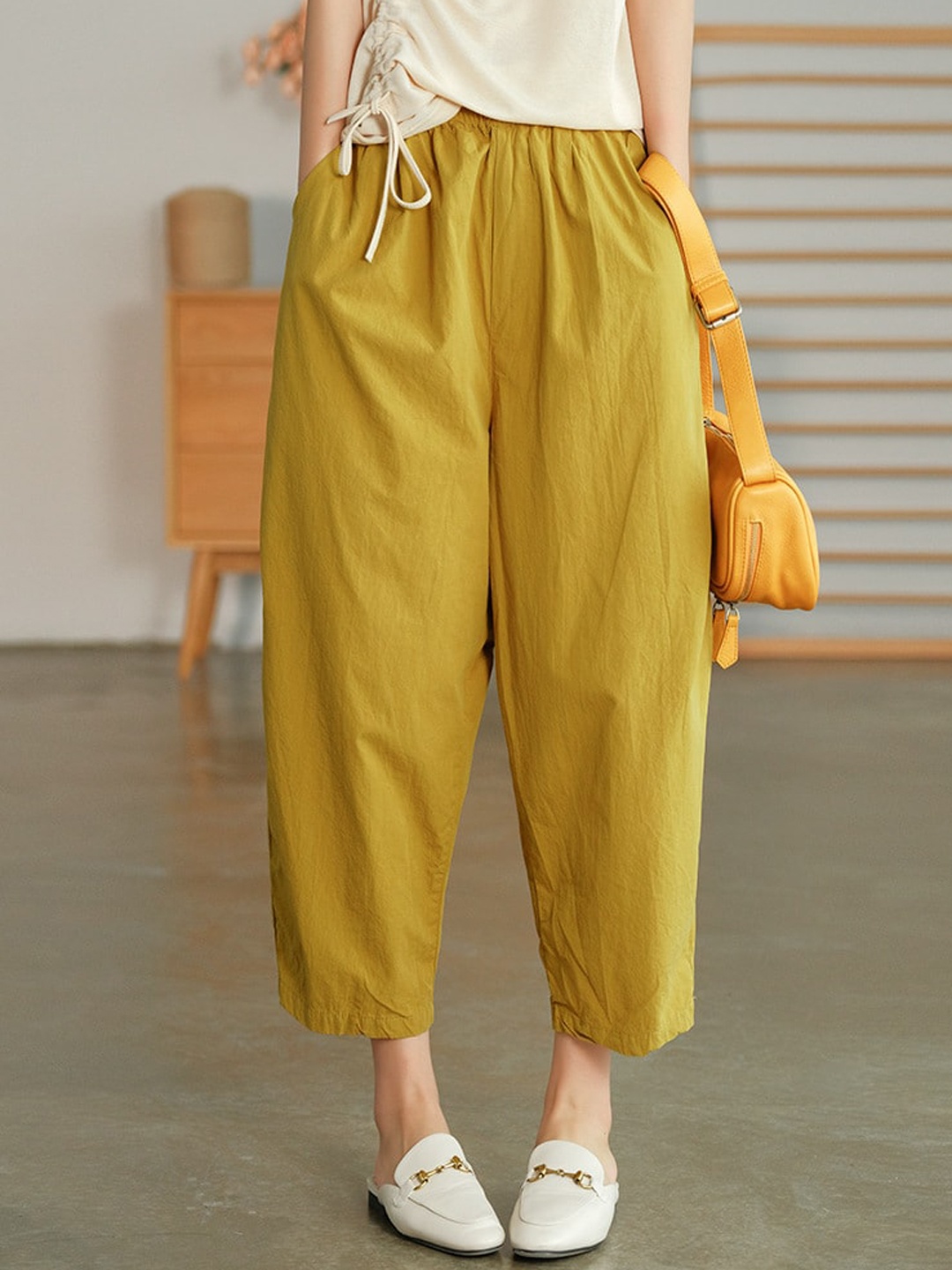 

StyleCast Women Trouser, Yellow