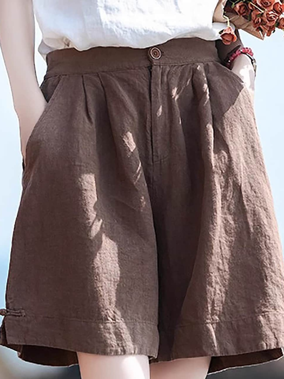 

StyleCast Women Shorts, Brown