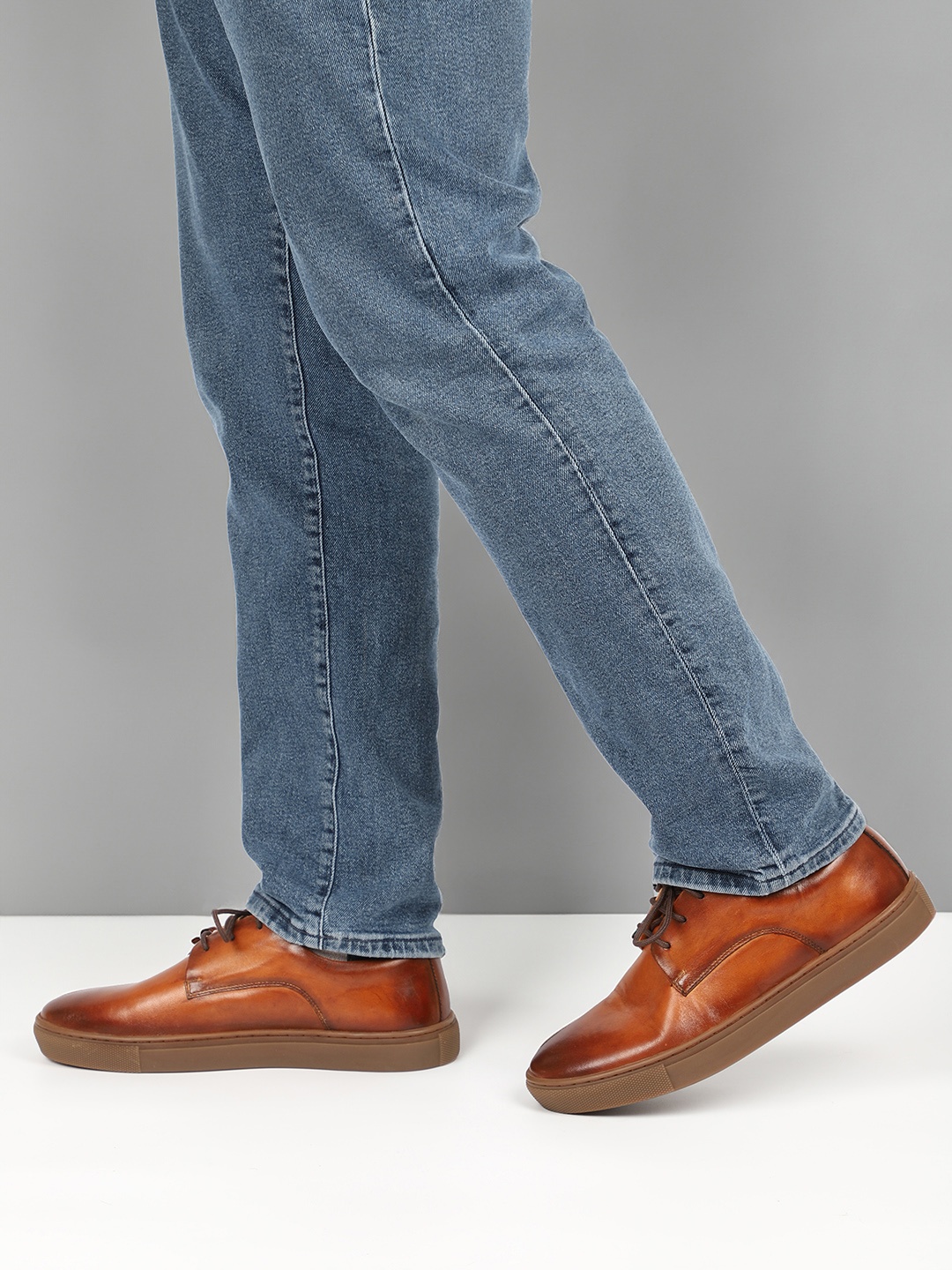 

ATESBER by Inc.5 Men Leather Derbys, Tan