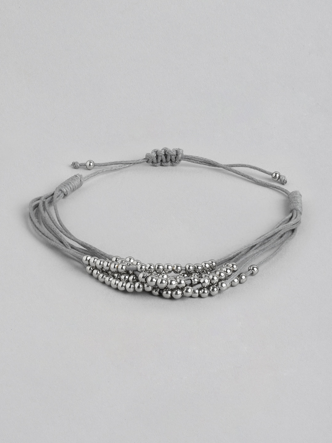 

RICHEERA Women Silver-Plated Bracelet, Grey