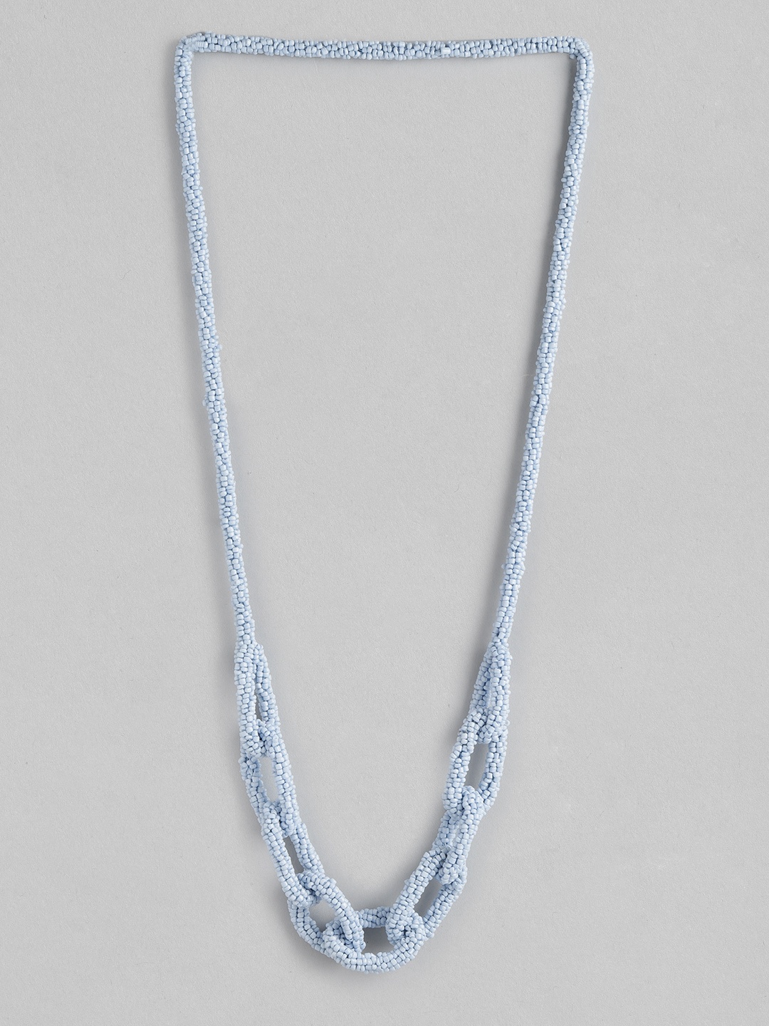 

RICHEERA Artificial Beads Studded Necklace, Blue