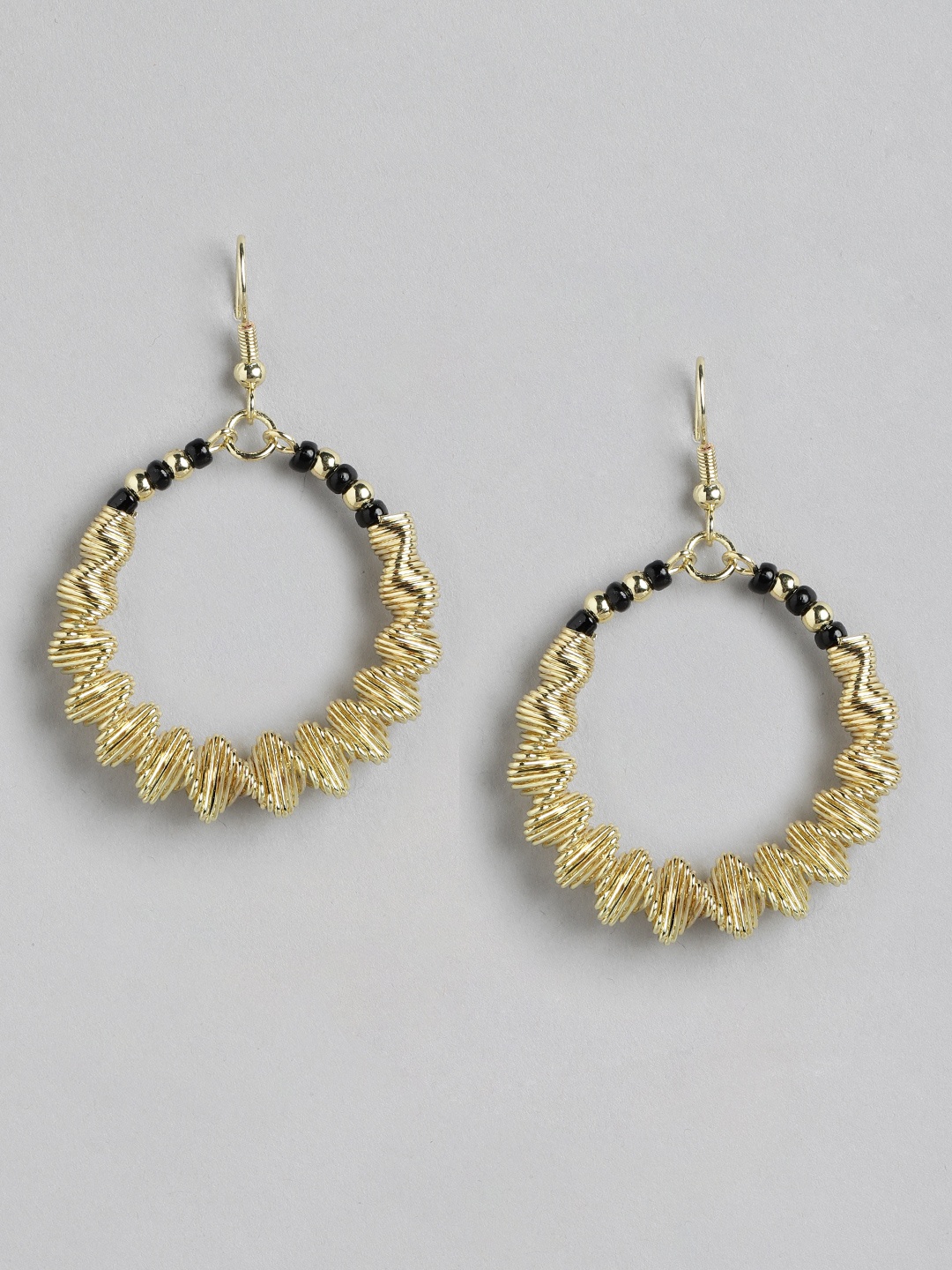 

RICHEERA Contemporary Drop Earrings, Gold