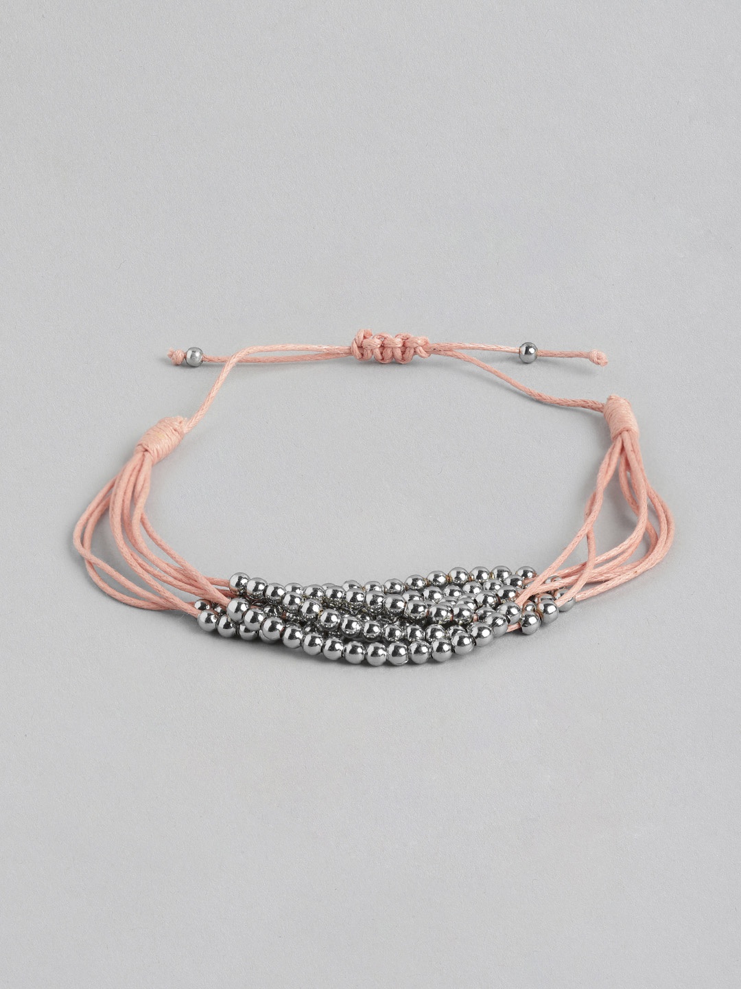 

RICHEERA Women Silver-Plated Bracelet, Peach