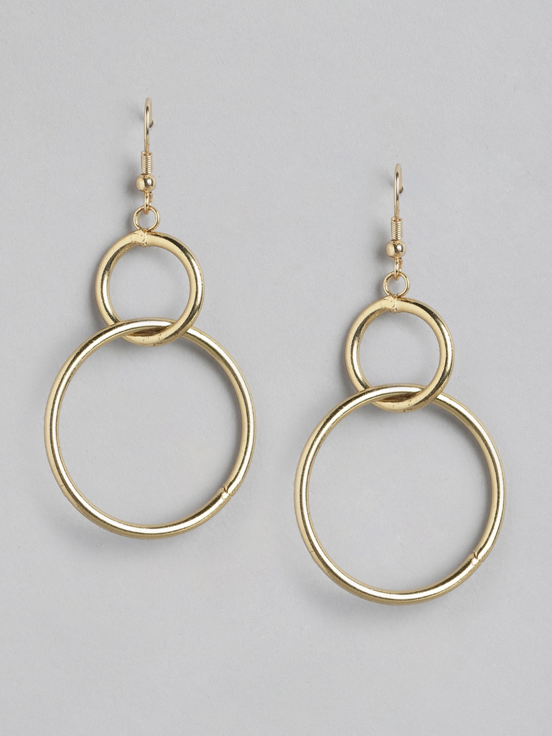 

RICHEERA Contemporary Drop Earrings, Gold