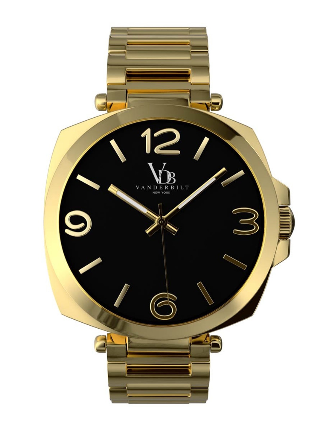 

VANDERBILT NEW YORK Unisex Dial & Stainless Steel Analogue Watch WTVDB36HSGLD, Black