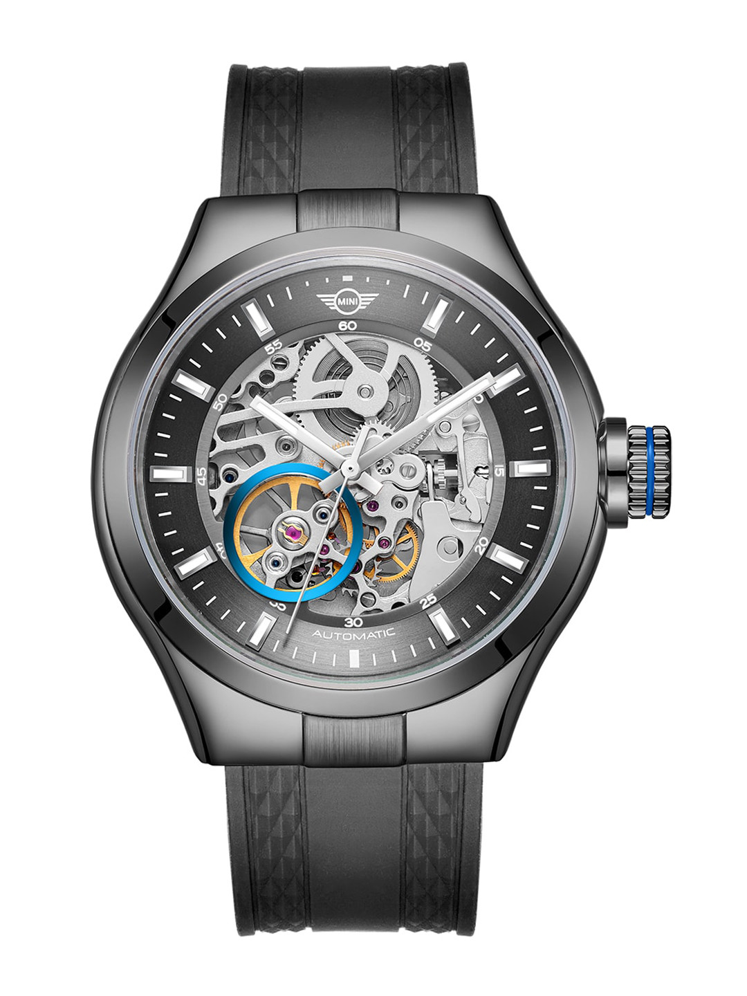 

MINI Cooper Unisex Straps Analogue Automatic Motion Powered Watch WTMIN161801MS, Black