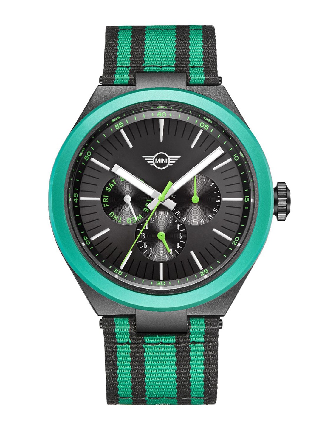 

MINI Cooper Unisex Chronograph Watch, Green