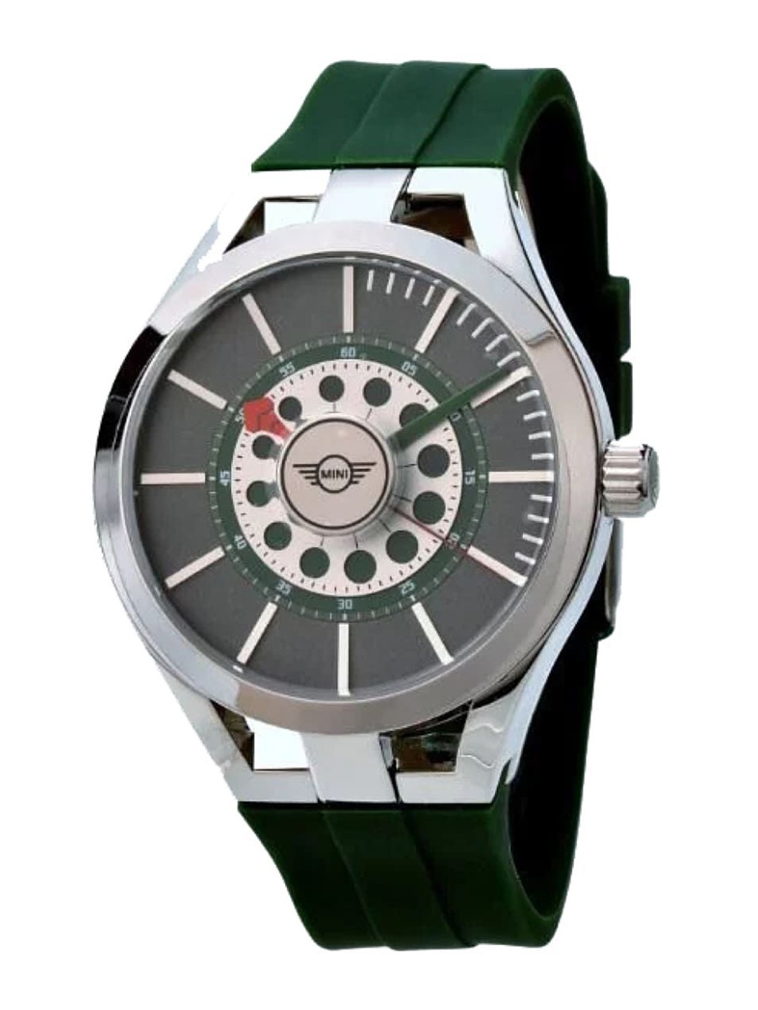 

MINI Cooper Unisex Printed Dial & Straps Analogue Watch WTMIN161304QS, Green