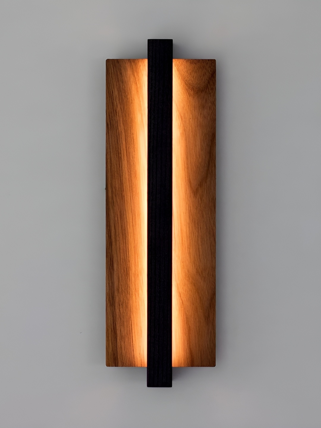 

Artica Brown & White Textured Wooden Rectangle Shaped Wall Lamp