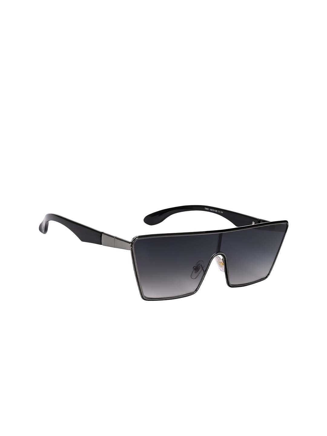

AISLIN Unisex Wayfarer Sunglasses with UV Protected Lens ES_12827-97-AS-7860, Grey