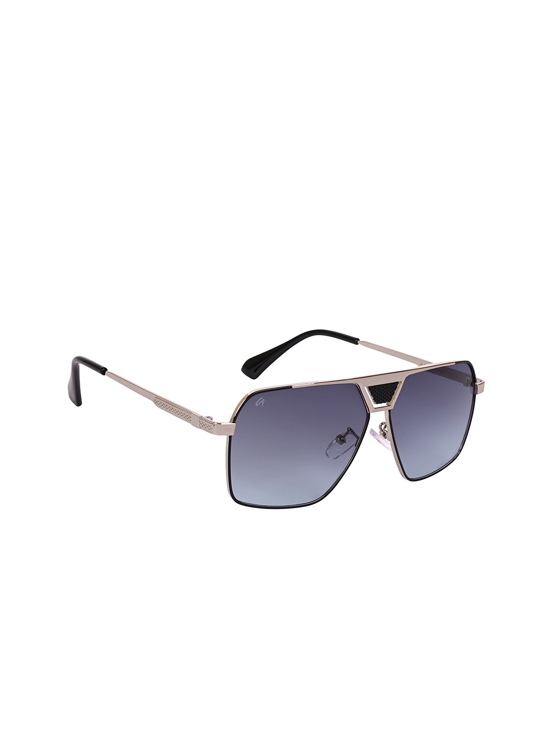 

AISLIN Men Wayfarer Sunglasses with UV Protected Lens ES_13432-93-AS-80750-GRY-STBK-WFSQ, Grey