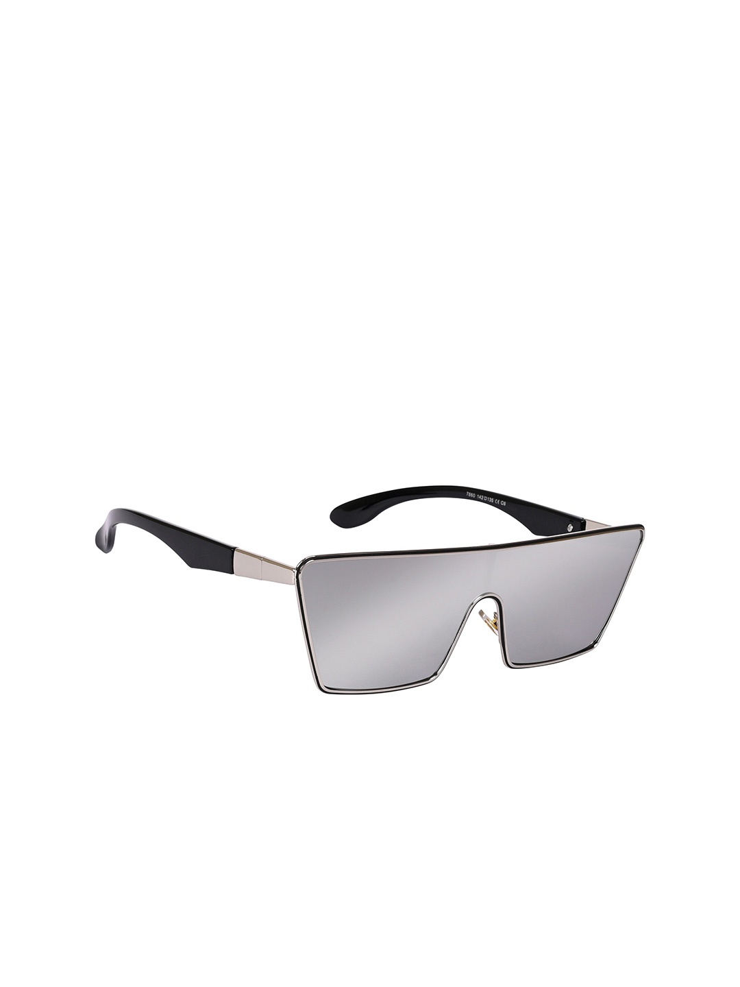 

AISLIN Unisex Wayfarer Sunglass With UV Protected Lens ES_12823-97-AS-7860-fSVR-STBK-WFRT, Grey