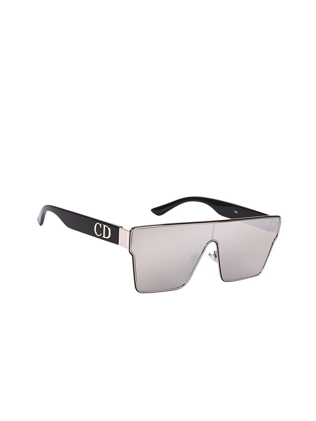 

AISLIN Unisex Wayfarer Sunglasses with UV Protected Lens, Silver