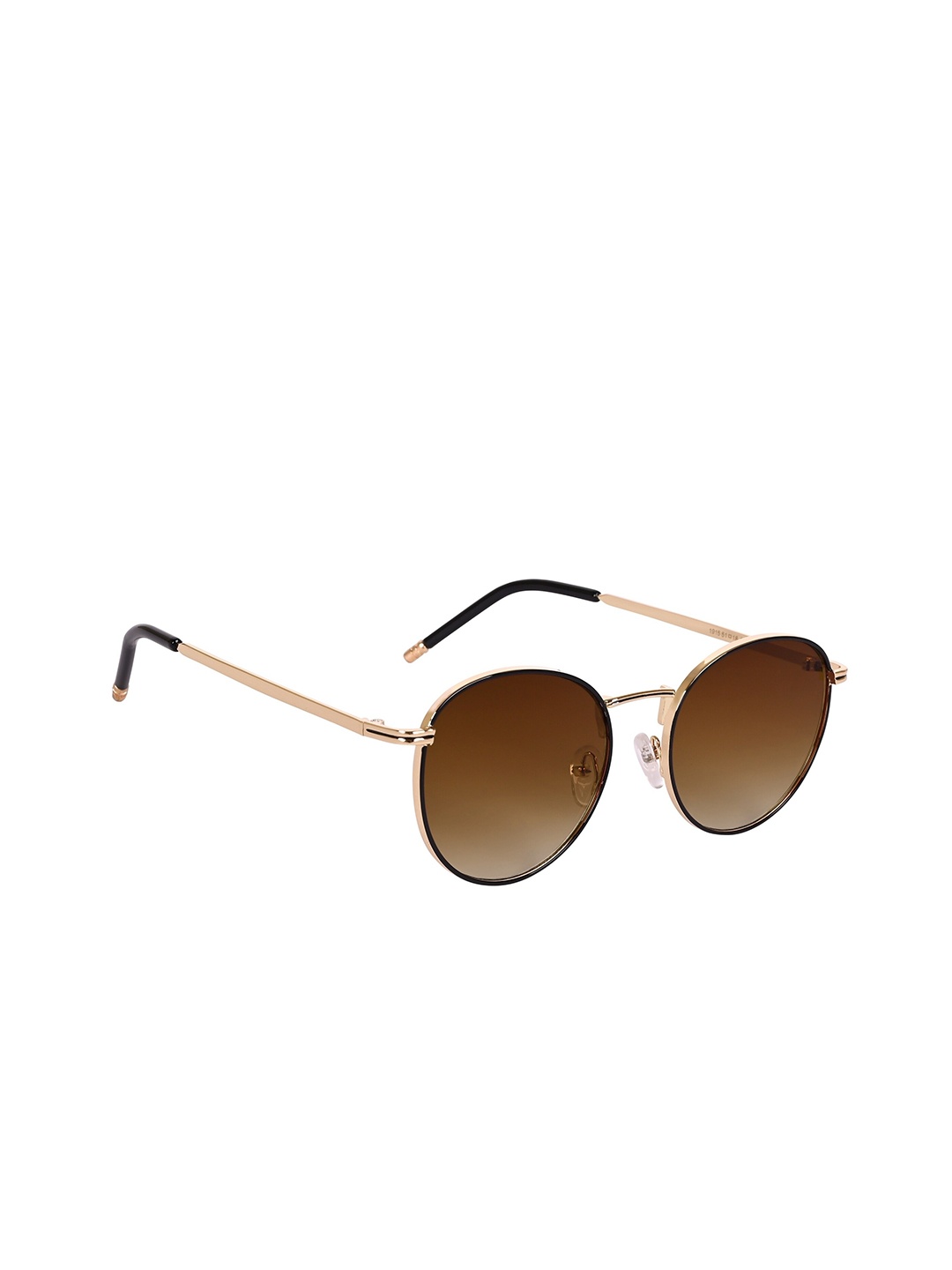 

AISLIN Unisex Round Sunglasses with UV Protected Lens ES_13454-93-AS-1915, Brown