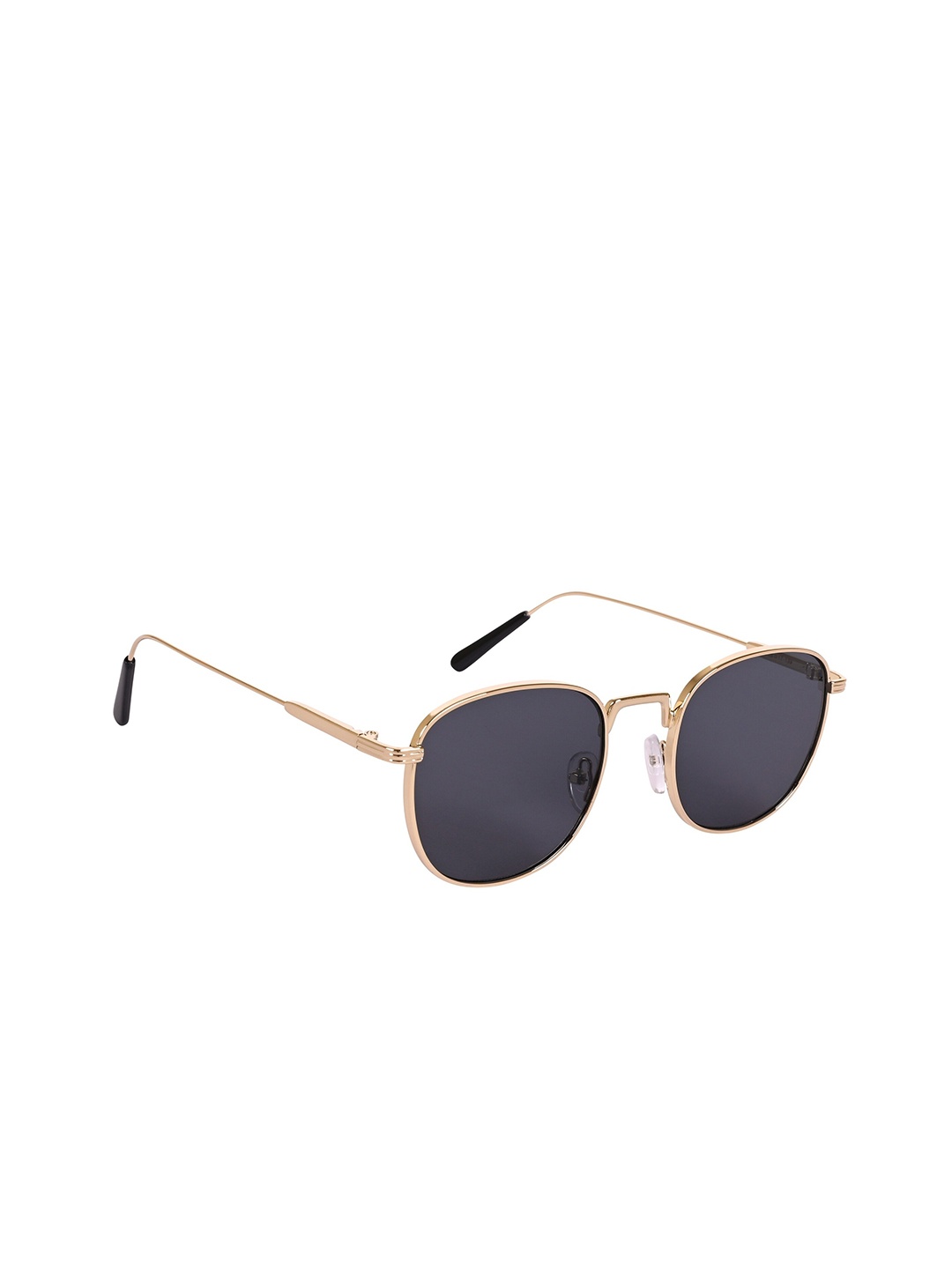 

AISLIN Unisex Round Sunglasses with UV Protected Lens ES_13449-93-AS-2036, Black