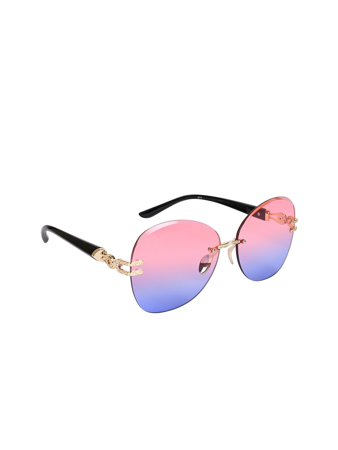 

AISLIN Women Oversized Sunglass With UV Protected Lens ES_12487-87-AS-6019W-PKBL-GLBK-OS, Pink