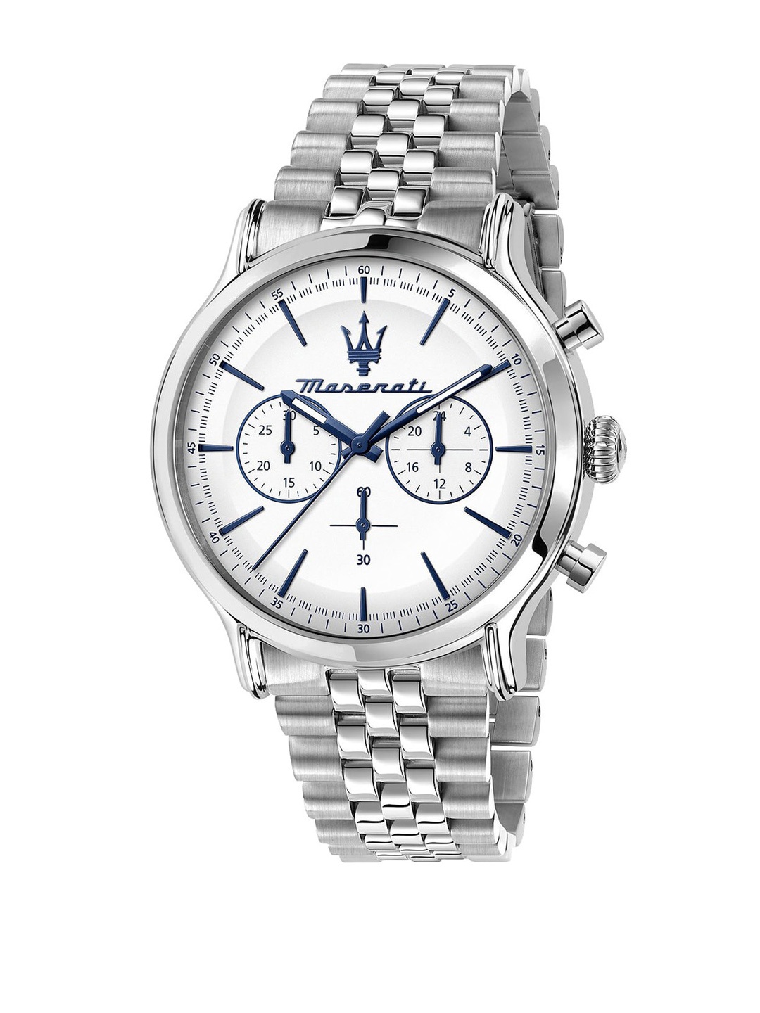 

Maserati Men Stainless Steel Bracelet Style Straps Chronograph Analogue Watch R8873618034, White