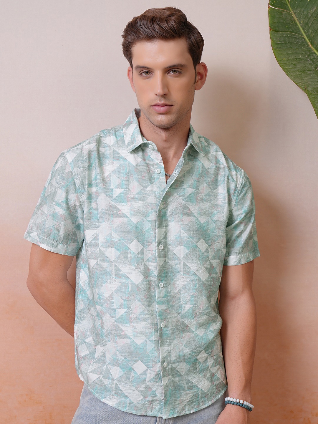 

Locomotive Premium Printed Relaxed Shirt, Green