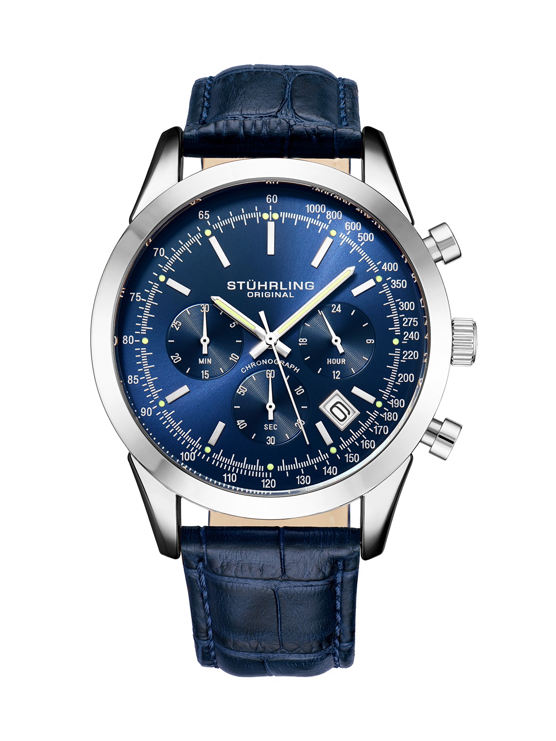 

STUHRLING ORIGINAL Monaco Men Stainless Steel Analogue Motion Powered Watch STRLG-3975L.2, Blue