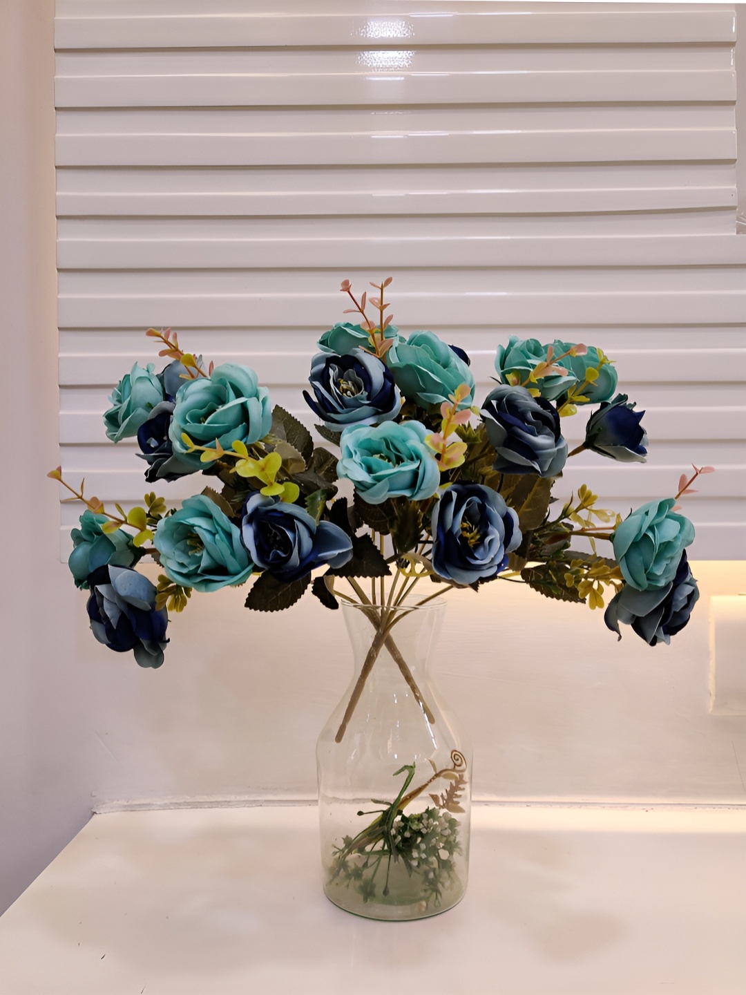 

ARTSY Blue 2 Pieces Poppy Artificial Flowers