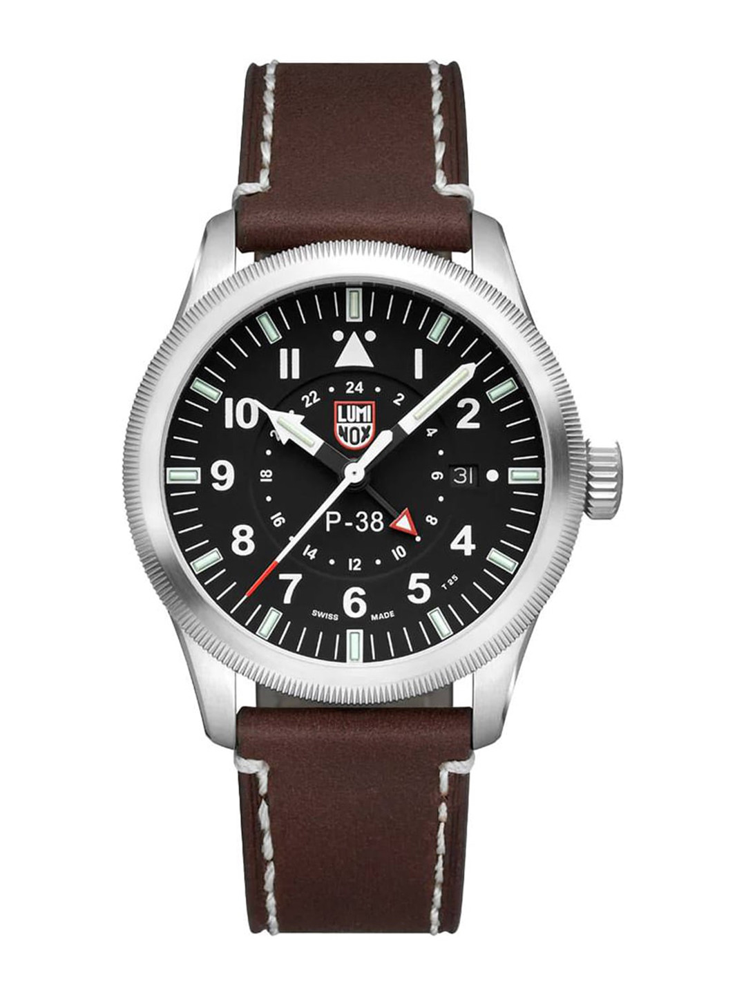 

Luminox Men Dial & Leather Straps Analogue Watch XA.9521, Black