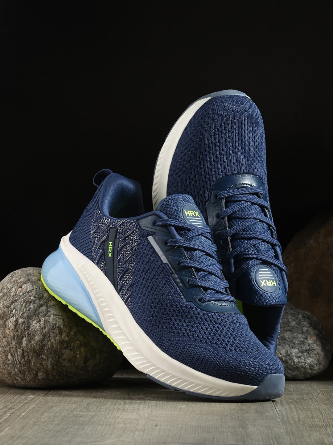 

HRX by Hrithik Roshan Men Aircube Non-Marking Running Shoes, Blue