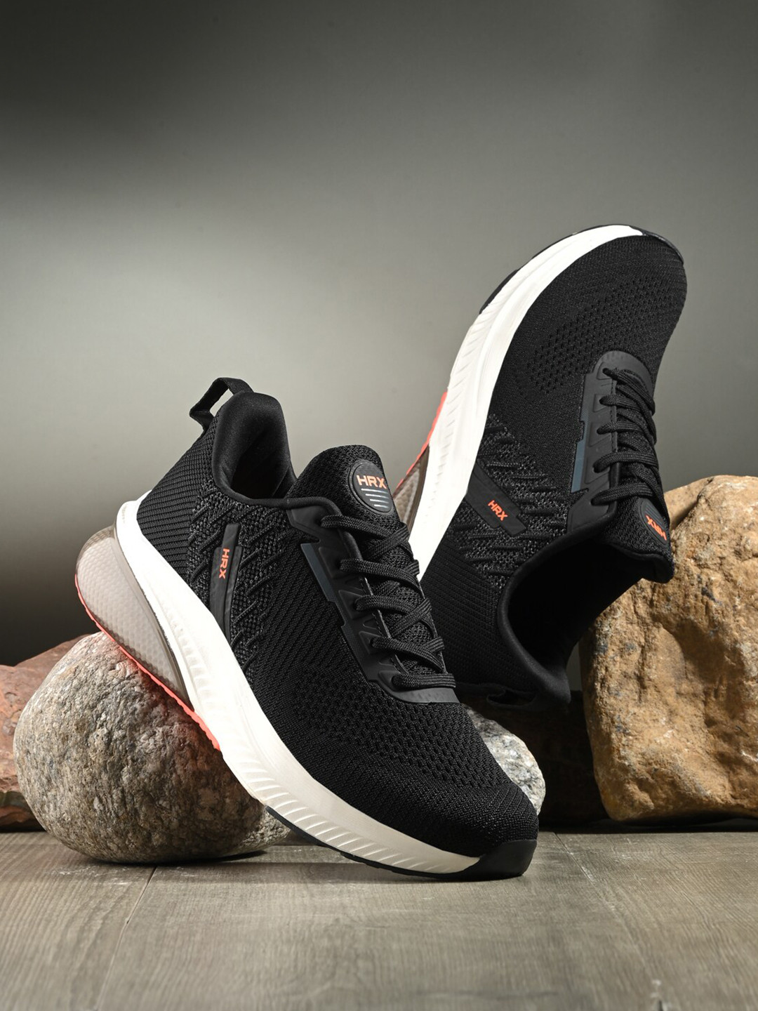 

HRX by Hrithik Roshan Men Aircube Running Shoes, Black