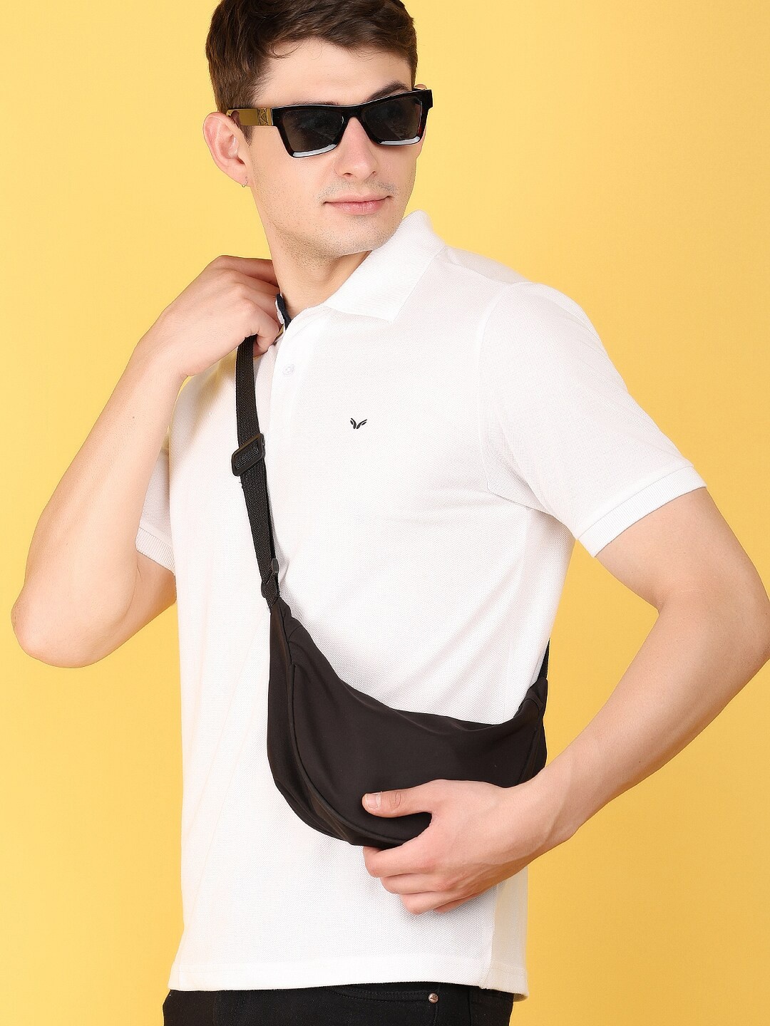 

V-Mart Polo Collar Short Sleeves Casual T-shirt, White
