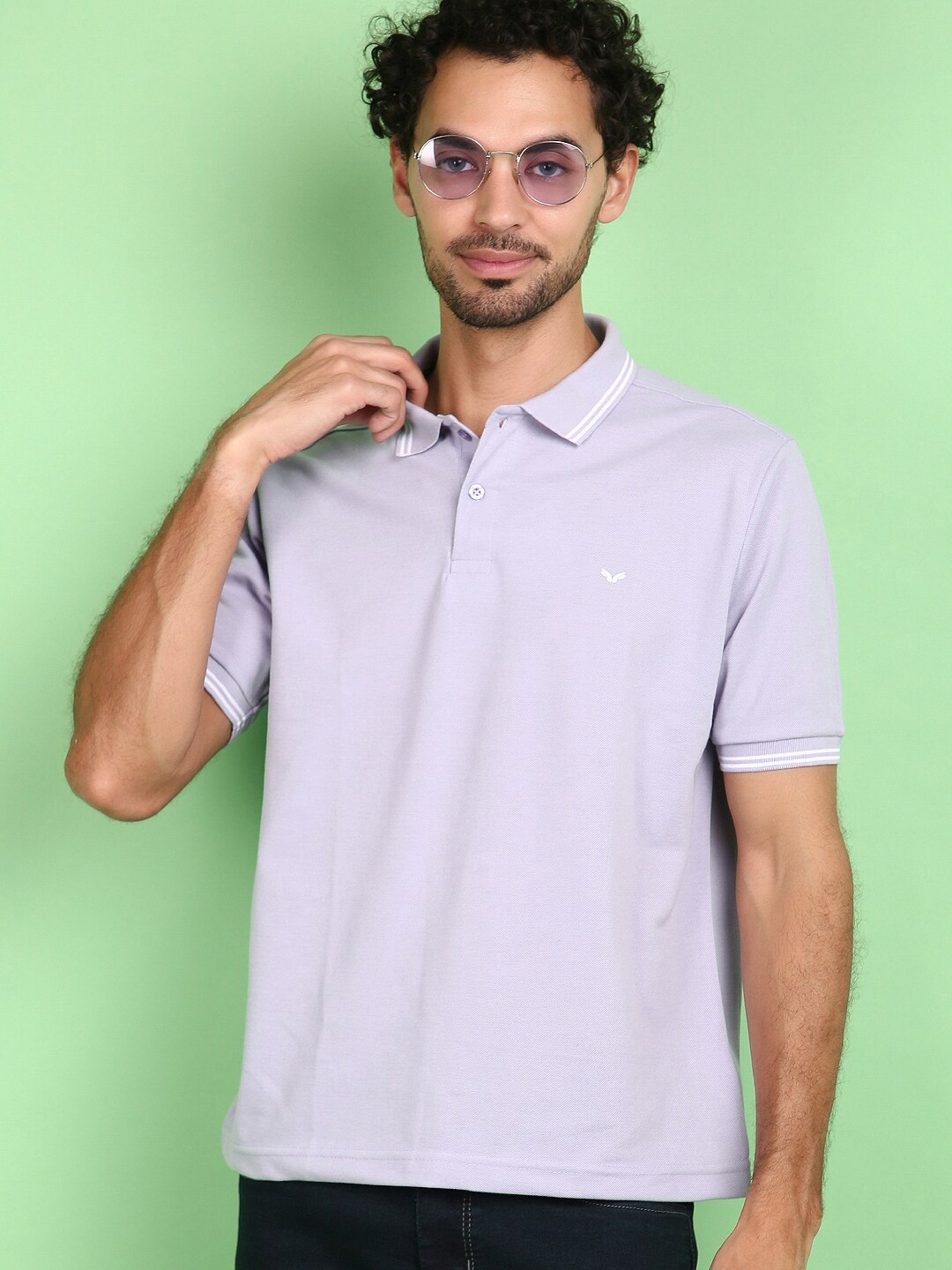 

V-Mart Polo Regular Fit T-shirt, Purple