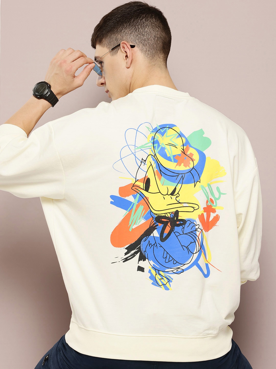 

Kook N Keech Disney Printed Sweatshirt, Off white