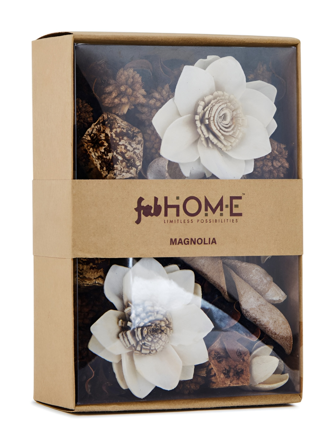 

Fabindia White Dried Flowers Shushk Magnolia Potpourri