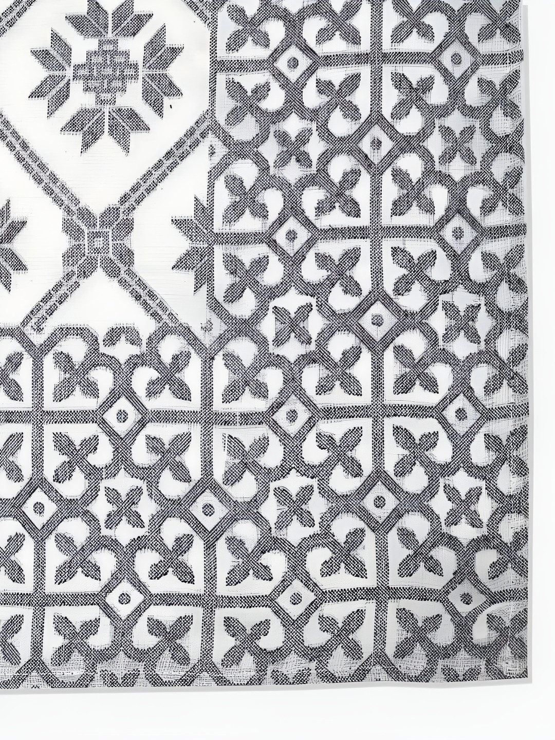 

Fabindia Grey Ethnic Motifs Cotton 6-Seater Table Cover