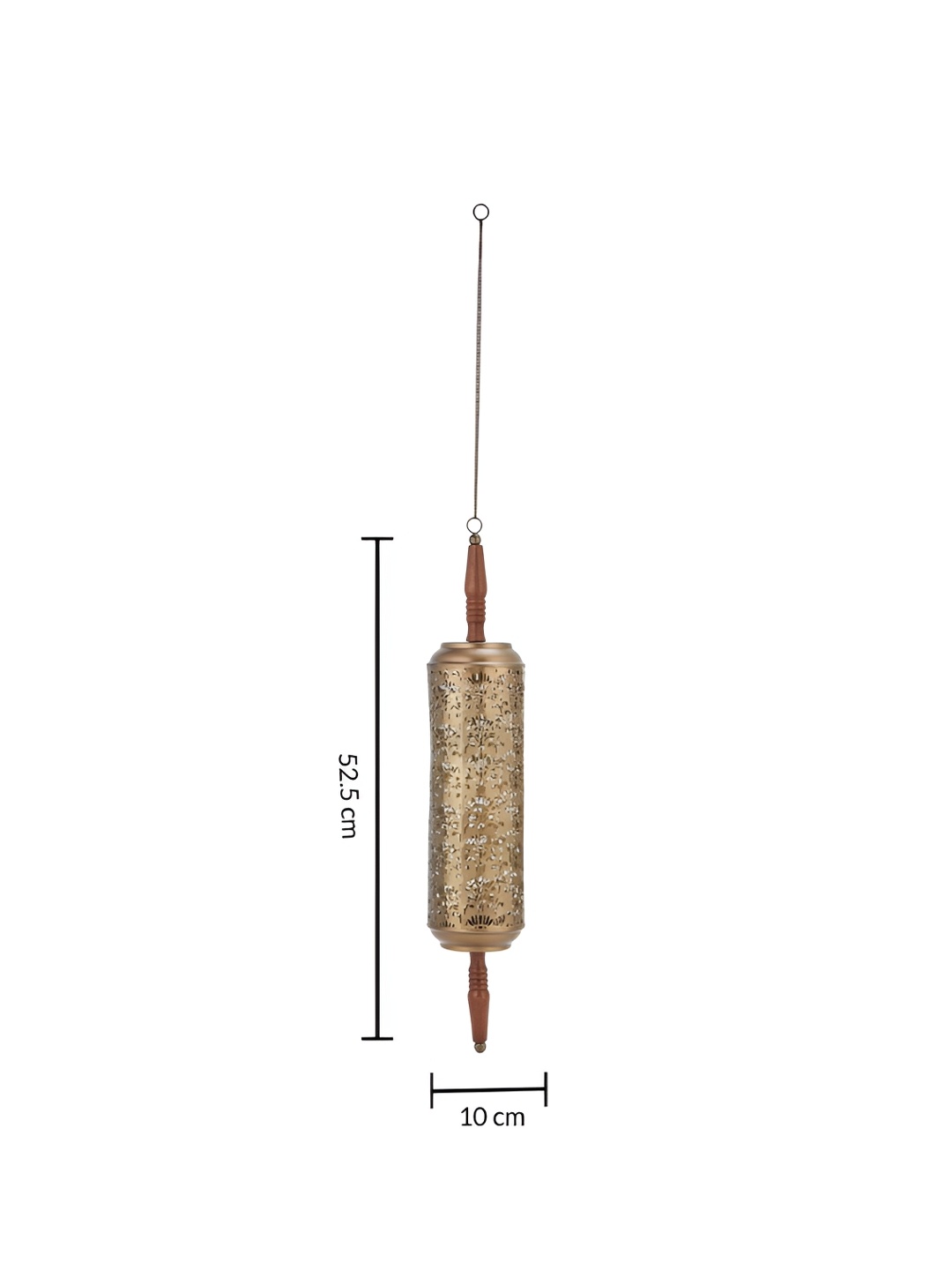 

Fabindia Brown Brass Metal Kumud T-lite Candle Holder