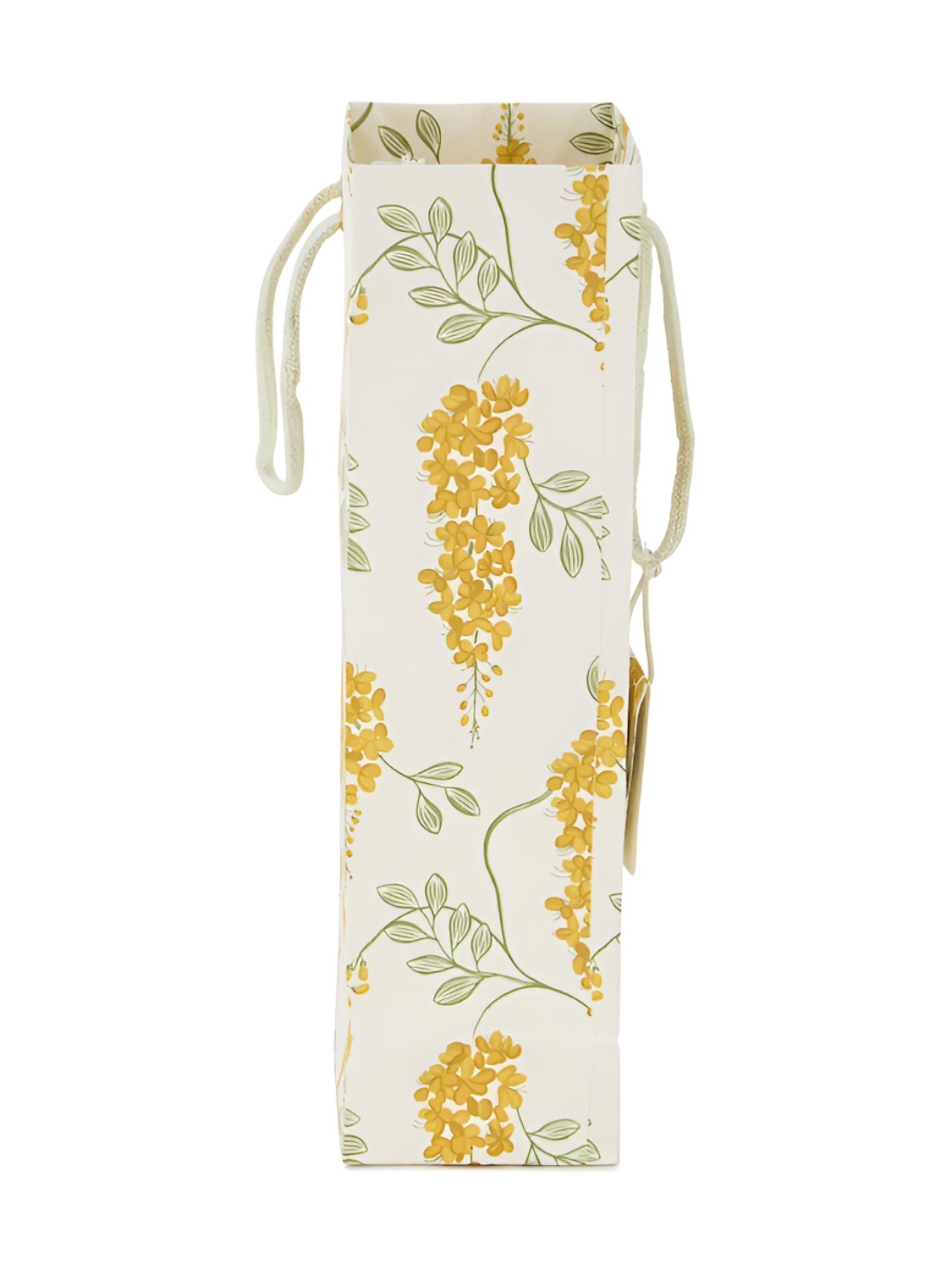 

Fabindia Yellow & White Floral Printed Amaltas Gift Bag