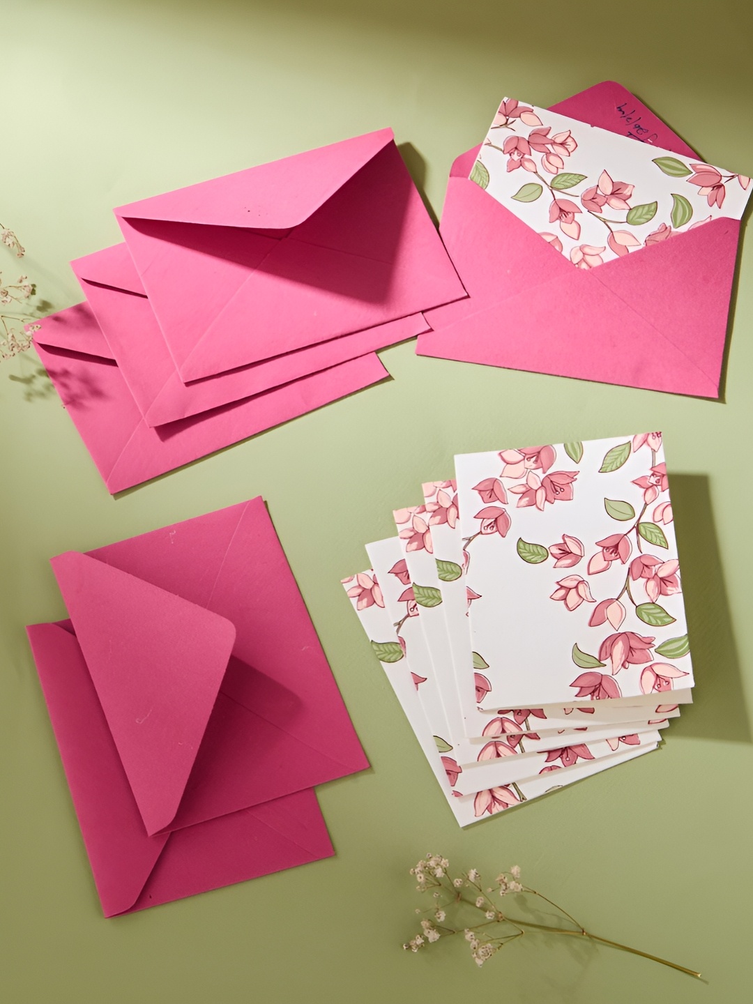 

Fabindia 6 Pcs Pink Paper Bougainvillea Gift Card