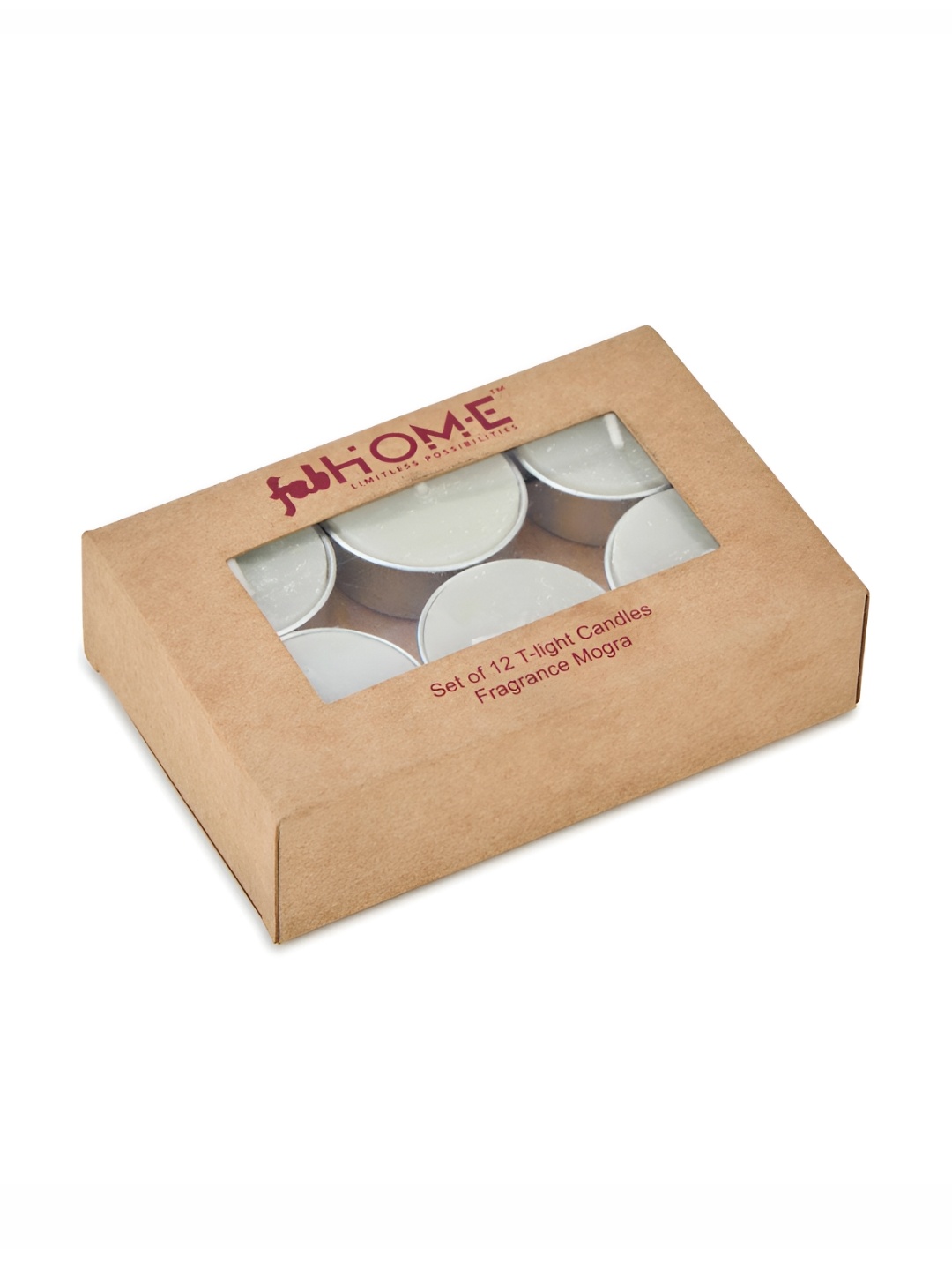 

Fabindia Mogra White 12 pieces Tea Light Candle