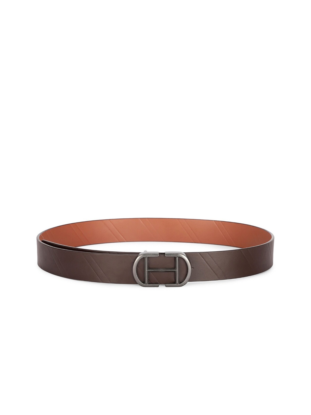 

Hush Puppies Men Leather Formal Belt, Brown