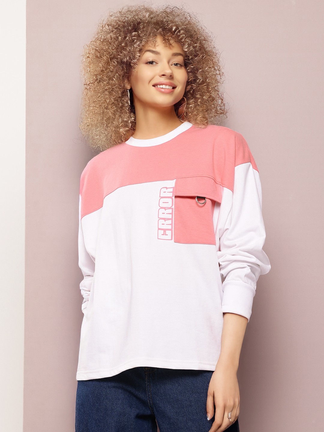 

Kook N Keech Colourblocked Sweatshirt, White