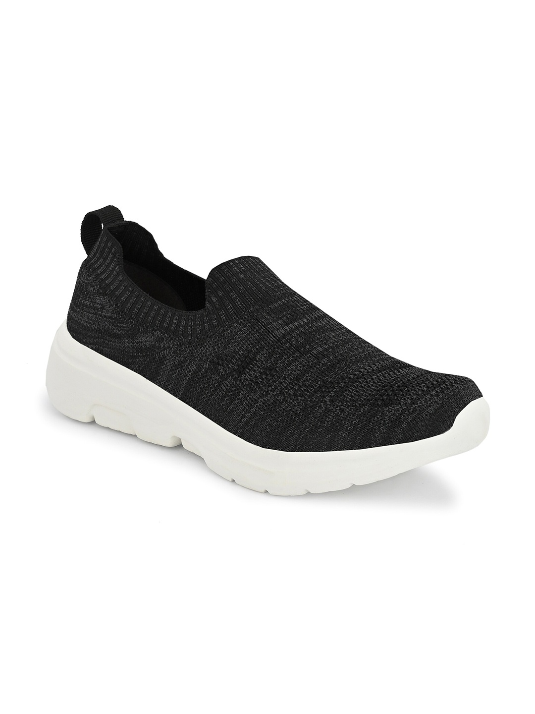 

The Roadster Lifestyle Co. Men Textured Slip-On Walking Sports Shoes, Black