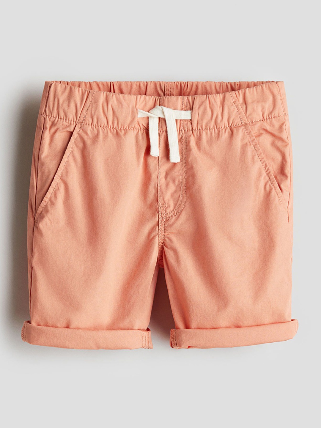 

H&M Boys Pure Cotton Shorts, Orange