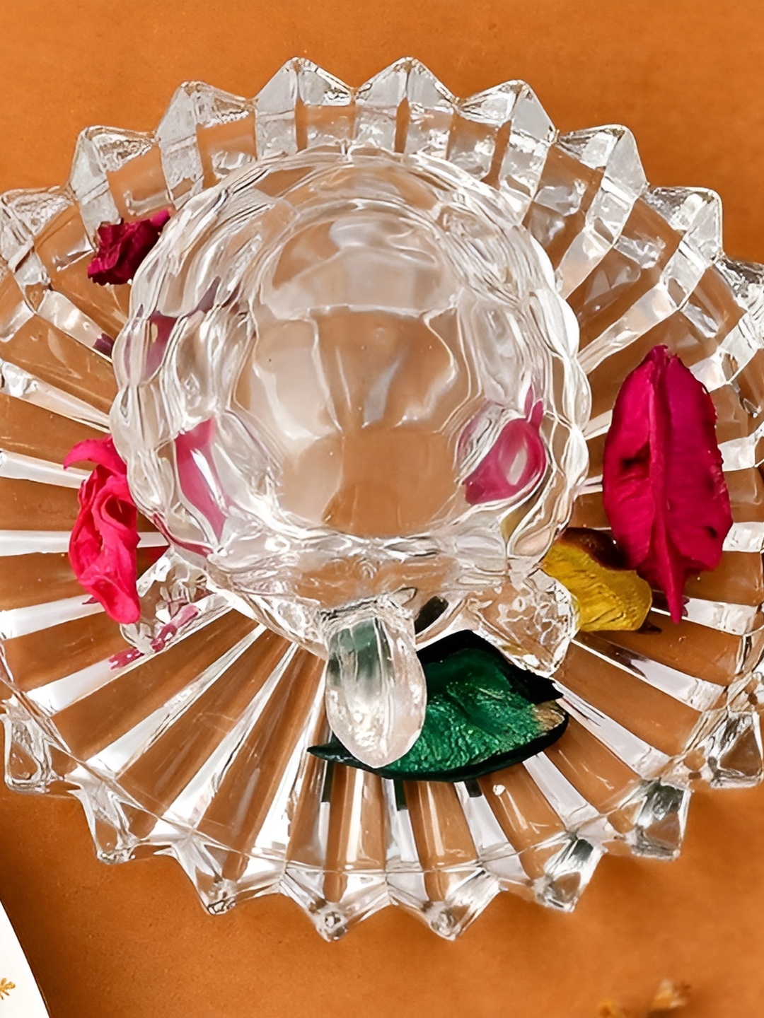 

Aura White Crystal Turtle Showpiece